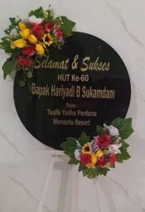 Papan Akrilik Ucapan Ulang Tahun Bengkulu Selatan